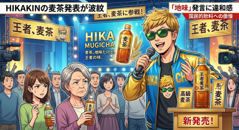 HIKAKINの麦茶ブランド発表が波紋。国民的飲料「麦茶」への「地味」発言に透ける王者の傲慢と庶民の違和感
